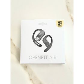 SHOKZ OPENFIT AIR ワイヤレスイヤホン ブラック(ヘッドフォン/イヤフォン)