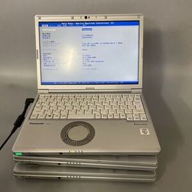 JXJK5523 Panasonic Let's note CF-SV9RDLVS /Core i5-10310U 1.70ghz/メモリ:8GB/SSD:無し/BIOS確認/天板多少傷、凹み/3台セット