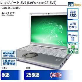 中古 ノートパソコン Panasonic / パナソニック Let's note / レッツノート SV9 CF-SV9 CF-SV9RDLVS Core i5 メモリ：8GB 6ヶ月保証