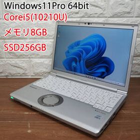 Panasonic Let's Note CF-SV9HDLKS《第10世代 Core i5-10210U 1.60GHz / 8GB / SSD 256GB / Windows11》 12型 ノートパソコンPC 19904