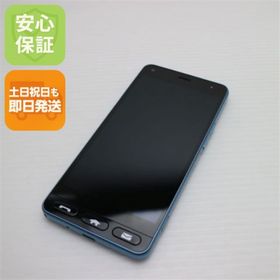 キョウセラ(京セラ)の新品同様 Y!mobile 705KC かんたん スマホ ブルー M444(スマートフォン本体)