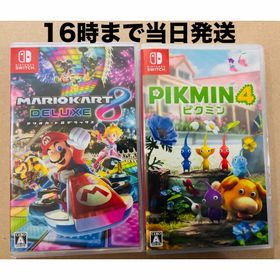 ニンテンドースイッチ(Nintendo Switch)の2台●マリオカート8●ピクミン4(家庭用ゲームソフト)