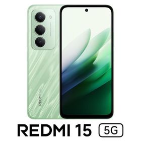 Xiaomi(シャオミ) REDMI 15 5G (4GB/ 128GB) -リップルグリーン(SIMフリー版) MZB0L9NJP 返品種別A