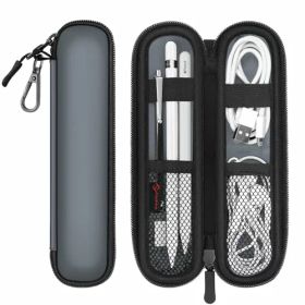 Fintie Apple Pencil ケース バッグ 収納ケース 柔らかいネオプレン製 紛失防止ポケット ゴムバンド固定 Apple Pencil (USB-C) / Apple Pencil 第1/2 世代 Pencil 用 収納 保護ケース(グレー)