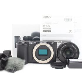 ショット数925！■美品■ SONY ソニー ZV-E10 パワーズームレンズキット ブラック ZV-E10L B ♯10802