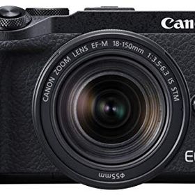 【中古】「非常に良い」Canon ミラーレス一眼カメラ EOS M6 Mark II EF-M18-150 IS STM レンズキット ブラック EOSM6MK2BK-18150ISSTM