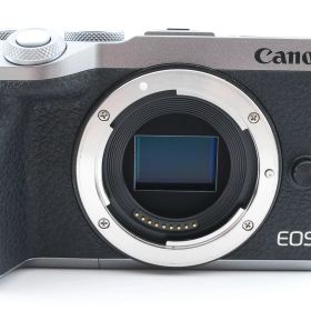 【中古】Canon キヤノン EOS M6 Mark II ボディ シルバー