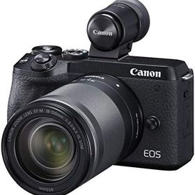 【中古】 Canon ミラーレス一眼カメラ EOS M6 Mark II EF-M18-150 IS STM レンズ EVFキット ブラック EOSM6MK2BK-18150ISEVFK 当店保証30日間 人気 ミラーレス 一眼レフ 交換レンズ カメラ