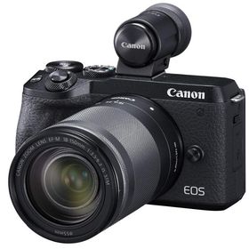 【中古】Canon キヤノン EOS M6 Mark II EF-M18-150mm IS STM レンズEVFキット ブラック