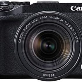 【中古】Canon ミラーレス一眼カメラ EOS M6 Mark II EF-M18-150 IS STM レンズキット ブラック EOSM6MK2BK-18150ISSTM