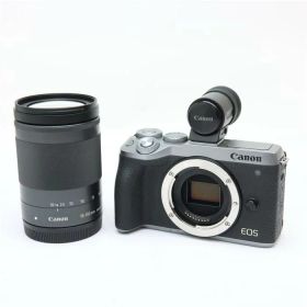 【中古】 《並品》 Canon EOS M6 Mark II EF-M18-150 レンズEVFキット シルバー [ デジタルカメラ ]