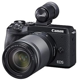 【中古】［非常に良い］Canon ミラーレス一眼カメラ EOS M6 Mark II EF-M18-150 IS STM レンズ EVFキット ブラック EOSM6MK2BK-18150ISEVFK