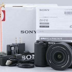 【中古】SONY ソニー α VLOGCAM ZV-E10 パワーズームレンズキット ブラック シャッター回数僅少 元箱付き