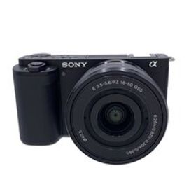 SONY◆デジタル一眼カメラ VLOGCAM ZV-E10Y ダブルズームレンズキット
