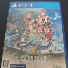中古PS4： イース10 イースX -NORDICS- ノーディクス パッケージに汚れあり