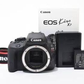 美品 キヤノン EOS kiss X7 デジタル一眼レフカメラボディ シャッター回数8075 バッテリー2個付き ブラック Canon 424