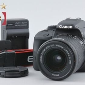 【中古】Canon キヤノン EOS Kiss X7 EF-S 18-55mm IS STM レンズキット ブラック シャッター回数僅少