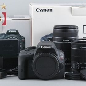 【中古】Canon キヤノン EOS Kiss X7 ダブルズームキット ブラック 元箱付き