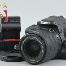 【中古】Canon キヤノン EOS Kiss X7 EF-S 18-55mm IS STM レンズキット ブラック
