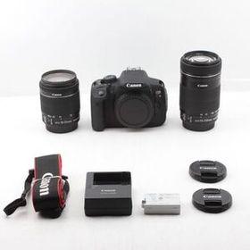 【良品】Canon キャノン デジタル一眼レフカメラ EOS Kiss X7i ダブルズームキット JS129-00987