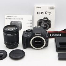 良品 Canon キヤノン EOS Kiss X7 ボディ + EF-S 18-55 IS STM レンズキット デジタル一眼レフカメラ 260131o【アルプスカメラ】