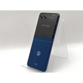 【中古】MOTOROLA docomo 【SIMフリー】 motorola razr 60d M-51F ジブラルタルシーネイビー【津田沼】保証期間１ヶ月【ランクB】