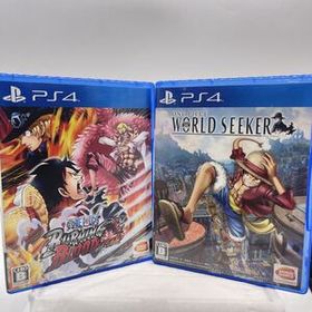 ★HA1238★ PS4 ワンピース ワールドシーカー/バーニングブラッド ソフトゲームソフト