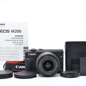 ■美品■Canon キヤノン EOS M200 ブラック