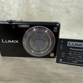 【バッテリー有】Panasonic LUMIX／DMC-FH8／パナソニック ルミックス／黒 BLACK デジカメ デジタルカメラ コンデジ ジャンク品■管No835