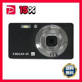 フィールドスリー コンパクトデジタルカメラ ブラック F3DCAF-01 1台 デジタルカメラ デジカメ カメラ 写真 PC パソコン