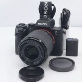 良品★S数1,236回★SONY ソニー α7II ズームレンズキット ブラック ILCE-7M2K 2430万画素 フルサイズ ミラーレス一眼カメラ R5281