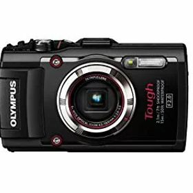 【中古】OLYMPUS デジタルカメラ STYLUS TG-3 Tough ブラック 1600万画素CMOS F2.0 15m防水 100kgf耐荷重 GPS+電子コンパス&内蔵Wi-Fi TG-3 BLK 9jupf8b