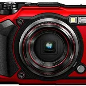 【中古】OLYMPUS デジタルカメラ Tough TG-6 レッド レッド 1200万画素CMOS F2.0 15m 防水 100kgf耐荷重 GPS 内蔵Wi-Fi TG-6RED カメラ 中古 人気 おすすめ 高画質