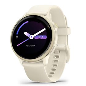 日本正規品 GARMIN ガーミン ヴィヴォアクティブ６ vivoactive 6 Bone / Lunar Gold Suica対応/iOS・アンドロイド / GPS/11日間バッテリー 010-02985-31