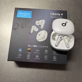 完全ワイヤレスイヤホン Soundcore Liberty 4 A3953N21 クラウドホワイト