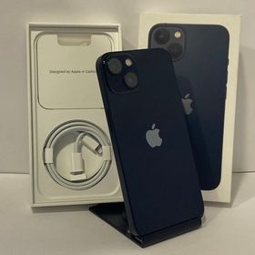 中古☆iPhone 13 128GB SIMフリー ミッドナイト 画面美品★全国スピード発送