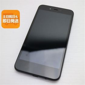 美品 702SH AQUOS sense basic ブラック スマホ 本体 白ロム 中古 あすつく 土日祝発送OK