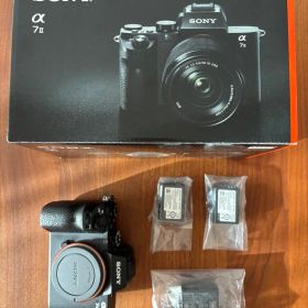 SONY α7 II ミラーレス一眼 バッテリー2個、レリーズ付