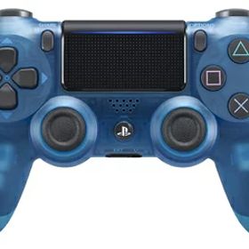 【中古】 ワイヤレスコントローラー (DUALSHOCK 4) ブルー・クリスタル