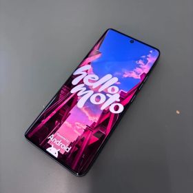 【ほぼ新品/ジャンク】motorola edge 50s pro A402MO Softbank SIMフリー ラベンダー 赤ロム保証 本体 中古