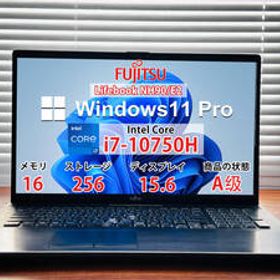 【整備済】FUJISTU Lifebook NH90/E2/Intel Core i7-10750H/8/512SSD/15.6/Win 11 /Office付き/N2860_1363