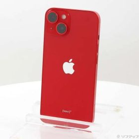 ソフマップ 〔中古品〕 iPhone14 128GB プロダクトレッド MPV93J／A SIMフリー【377】