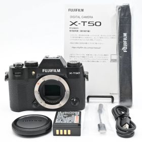 ★極上品★FUJIFILM X-T50 ボディ ブラック ショット数 604回