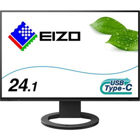 ナナオ 液晶ディスプレイ 24.1型/1920×1200/HDMI、DisplayPort、USB Type-C/ブラック/スピーカー：あり EV2485-BK