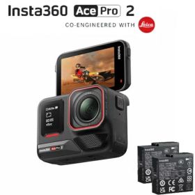 【長期5年保証付】Insta360 Insta360 Ace Pro2 アクションカメラ バッテリー×2セット CINSBBGA-DB 国内正規品 INSTA360ACEPRO2