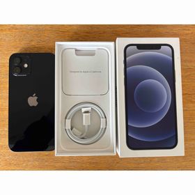 アップル(Apple)のiPhone12 128GB ブラック SIMフリー 箱あり バッテリー75%(スマートフォン本体)