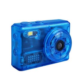 SAC CONNECT MINIカメラ SMC01-TBL ( 約100万画素 CMOSセンサー 固定焦点 0.96インチ液晶 microSD対応 動画 レトロモード 小型デジタルカメラ ) クリアブルー