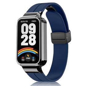 Xiaomi Smart Band 9 Active / Xiaomi Redmi Smart Band 3 バンド シリコン マグネット付き スポーツバンド ストラップ 替えバンド 交換