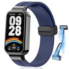 Xiaomi Smart Band 9 Active / Xiaomi Redmi Smart Band 3 バンド マグネット付き シリコンバンド 装着簡単 スポーツバンド ストラップ