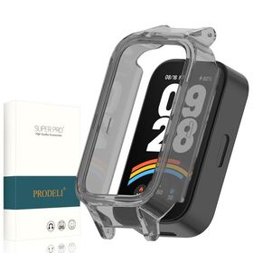 PRODELI For Xiaomi Band 9 Active/Redmi Band 3 専用 ケース PC素材 キズ防止 フィルムなし 軽量 取り付け簡単 mi smart band 9 active/